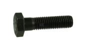 Šestihranný jemný šroub s částečným závitem M8x1x30 černý 10.9, DIN960