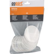 Bilé kulaté samolepicí odrazky O78 x 8 mm - LA75022