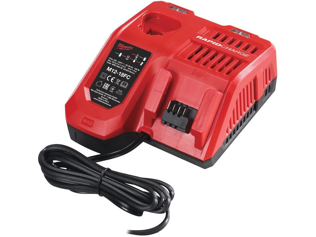 Milwaukee M12-18 FC Inteligentná rýchlonabíjačka