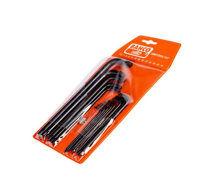 Sada imbusových kľúčov zahnutých TORX BAHCO 1995TORX/13T