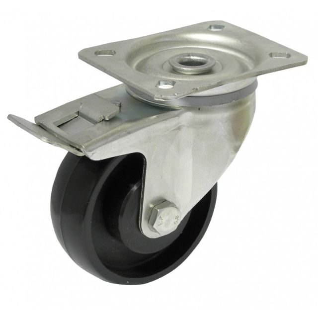 Koleso otočné s brzdou 423F CPB-G075č p