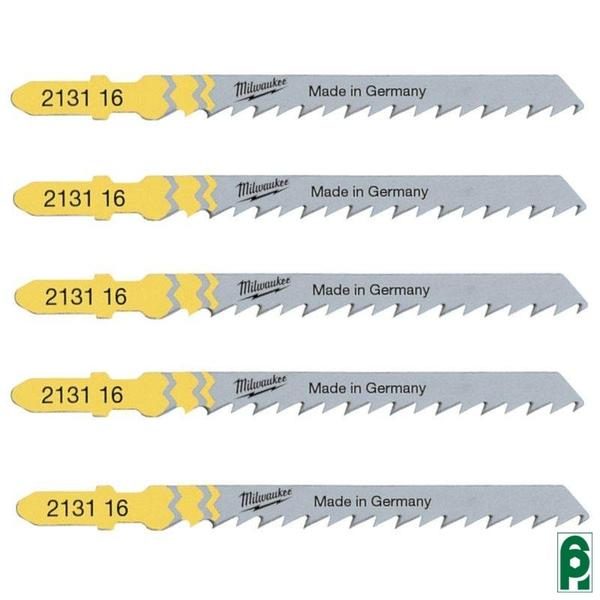 Sada pílových listov (5 ks) - plátky do priamočiarej píly 75mm T 144 D
