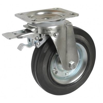 Koleso otočné s brzdou 623T XB-G160