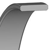 Vodiaci pás DICHTOMATIK GS 01 PTFE - 4.2 x 1.5