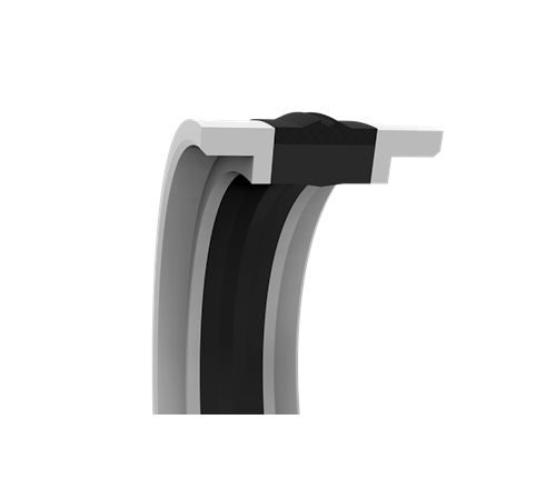 Piestové tesnenie K 20 / 75 x 55 x 22 NBR+POM