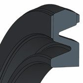 Piestové pneumatické tesnenie AIRZET PK / 30 x 21 x 2.9 NBR 80