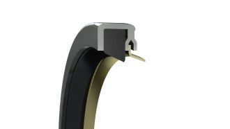 Stierací krúžok Trelleborg AT - 16 x 29 x 6.5 NBR + Metal