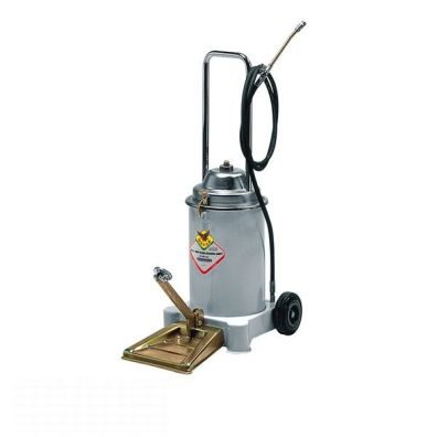 Mazacia technika - zostava s nádobou na mazivo 13 kg s pedálom