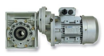 Šneková prevodovka CHM 040 s predradeným čelným prevodom CHPC 63 - i=1:300, 0.18 kW, 4.7 ot/min
