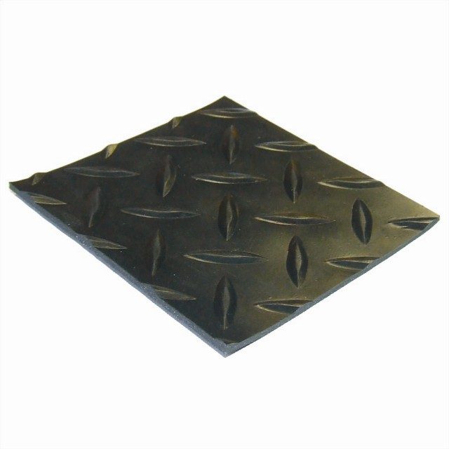 Gumový prírez podlahovina DIAMOND čierna - 3 x1600 x1000 mm