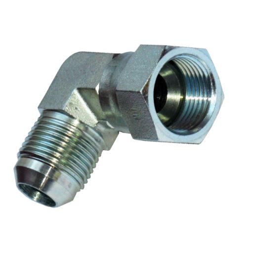 Hydraulické skrutkovanie JIC - uhlová nastaviteľná spojka EVW AGJ 7/16-20 x DKJ 7/16-20