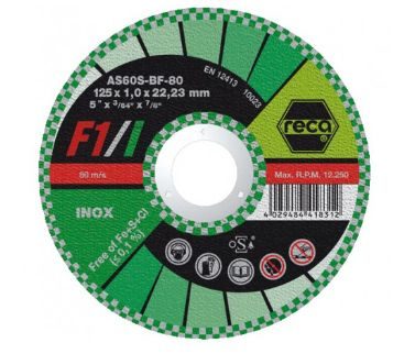 Rezný kotúč Reca - deliaci kotúč F1/Inox na nerezovú oceľ - 230x1.9 mm