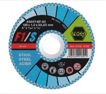 Rezný kotúč Reca - deliaci kotúč F1/Steel na oceľ - 125x1 mm