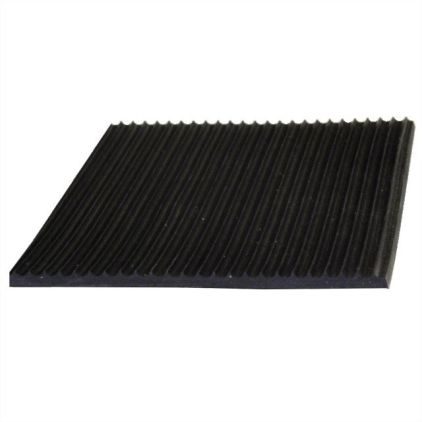 Podlahová guma ryhovaná GM 3 NBR - hr. 3.0 mm, čierna, šírka 1.2 m