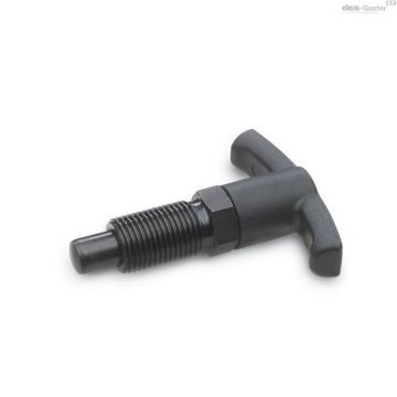 Pružinový piestik ELESA+GANTER GN 817.4-6-6-B - s T-rukoväťou