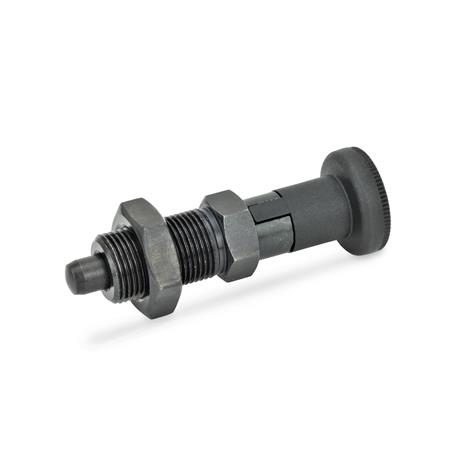 Pružinový piestik ELESA+GANTER GN 617.1-10-AK - M20 x 1.5