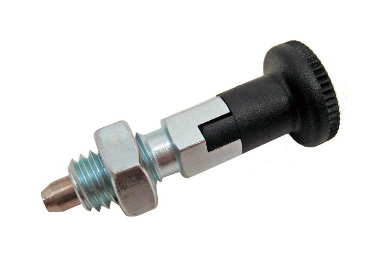 Pružinový piestik ELESA+GANTER GN 717-8-M12-CK-NI - nerez oceľ