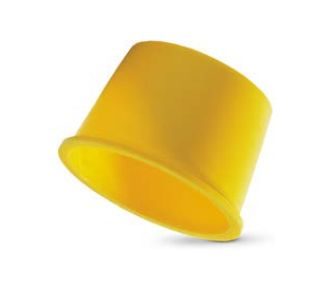 Univerzálna ochranná zátka kónická Typ 1 D=24mm žltá, LDPE