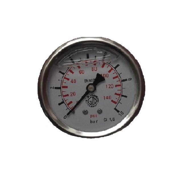 Glycerínový manometer D40 0-60 bar Z G 1/8" TP 1.6 (zadné pripojenie)