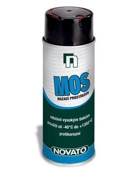 Mazací prípravok odolný teplotám NOVATO 200 400, 400 ml sprej od -40 do +1350°C