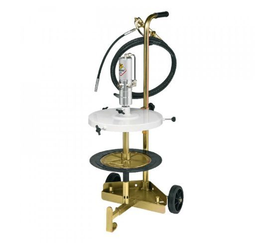 Mazacia technika - mobilná zostava s pneu čerpadlom pre sudy 12-30 kg