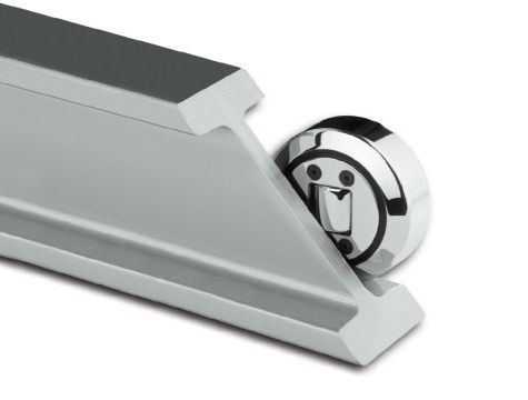 Koľajnica k pojazdovej kladke Profil S, 53 x 24 mm, INOX, L-523mm - 113.002.003/0523