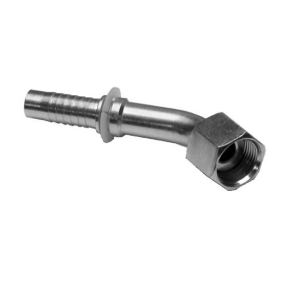Hydraulická koncovka ORFS - koleno 45° vnútorný závit RFS 10 - 11/16"- 45