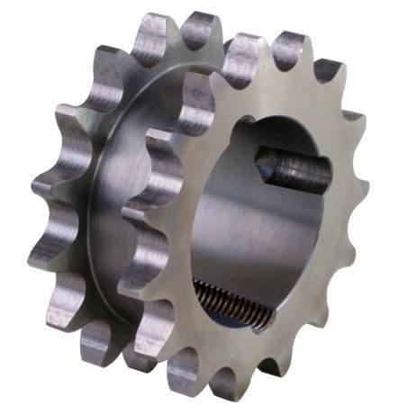 Reťazové dvojkoleso pre dva jednoduché reťaze - 10 B1 - 15 zubov - 1210 Taper Lock