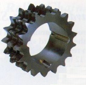 Reťazové koleso 16 B3 - 19 zubov VF kalené - 3030 Taper Lock