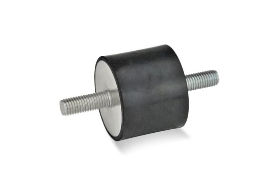 Silentblok valcový 3025 typ A - M8 x 20 SR/SR