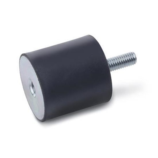Silentblok valcový 3030 typ B- M8 x 20 SR/MA