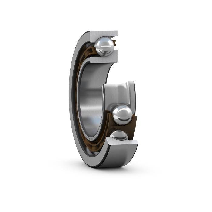 SKF 7203 BECBP Jednoradové guľkové ložisko s kosoúhlym stykom