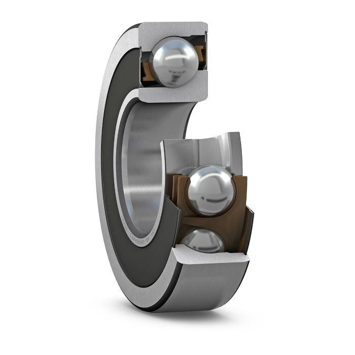 SKF 7206 BE-2RZP Jednoradové guľkové ložisko s kosoúhlým stykom
