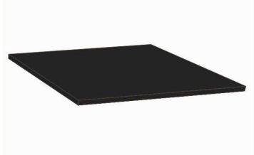 Gumový prírez - guma EPDM s vložkou - 1650 x 100 x 8 mm