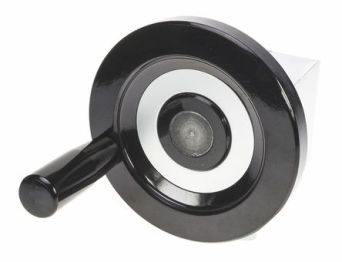Ovládacie koleso plné s rukoväťou pr.125mm Duroplast (bez otvoru)