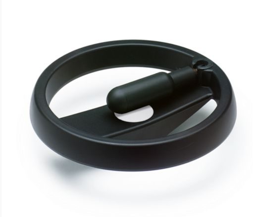 Ovládacie koleso ELESA+GANTER so sklopnou rukoväťou VRTP.100+IR-A pr. 99 mm - 10H7