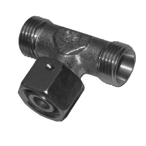 Hydraulické skrutkovanie metrické - T-spojka nastaviteľná XET 12L XO M18 x 1.5