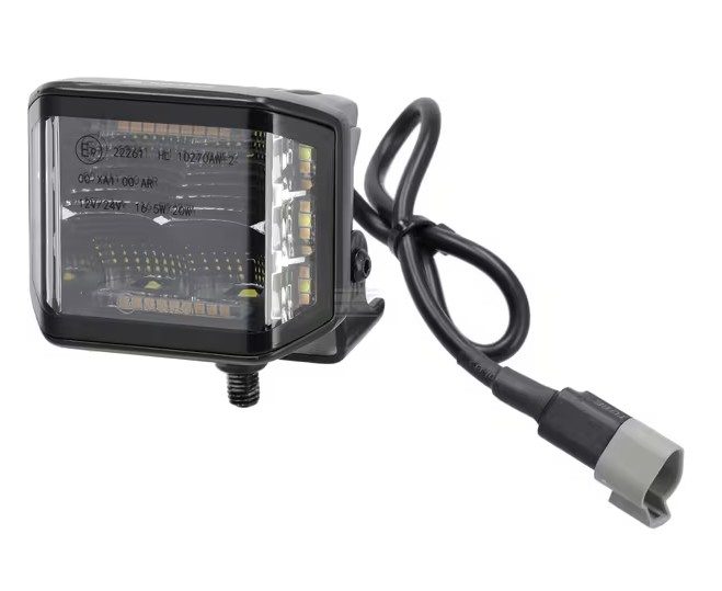 Pracovné/ spätné LED svetlo 70 W 97x75x77 mm 8400 lm, štvorcové širokouhlé, 10/30 V, 10 LED