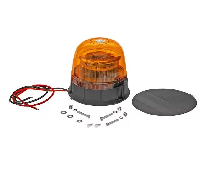 LED maják 24 W 140x130 mm, upevnenie pomocou skrutiek, 10-30 V