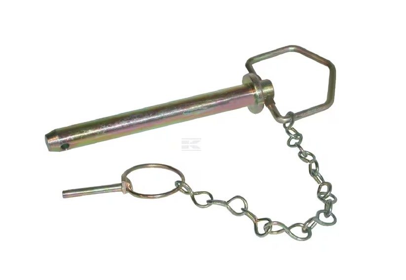 Ťažný čap 19 x 175/162 mm - pozink. (otvor 7 mm)