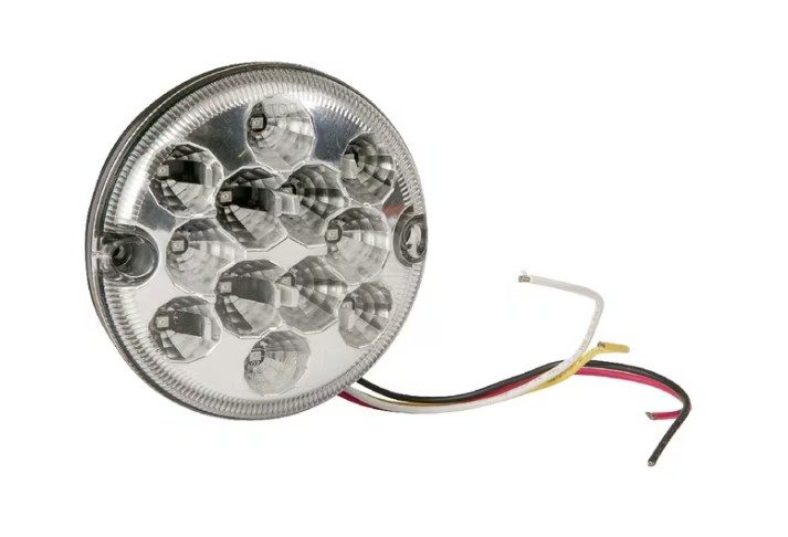 Zadné LED svetlo, okrúhle O 95 mm, 12/24 V