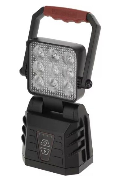 Prenosné pracovné LED svetlo 15W 119x229x78 mm, štvorcové magnetické