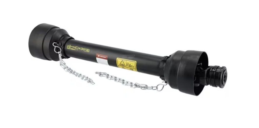 Kĺbový hriadeľ PTO 20 - 710 mm, pripojenie 1-3/8 - 6 drážok, max. dyn. M 450 Nm