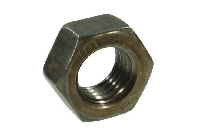 Šesťhranná matica M24x3 čierna trieda 10, DIN934