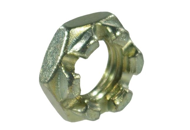 Korunková matica nízka M36x1.50 pozink. trieda 8, DIN937
