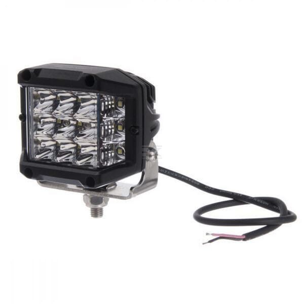 Pracovné LED svetlo 22,5 W 89x73x97 mm 2850 lm, štvorcové, 10/30 V kombinované 15 LED