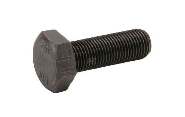 Šestihranný jemný šroub M12x1,25x25 černý 10.9, DIN961