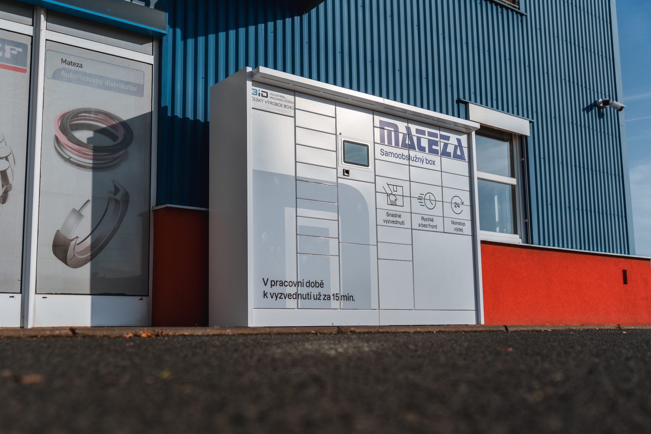 Mateza boxy pre jednoduché doručenie strojárskeho tovaru z e-shopu