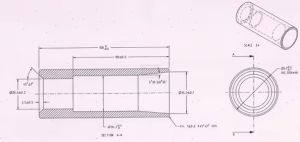 Navařovací pouzdro 25/30,3/35,5 x 41 x 110 mm - FT1001