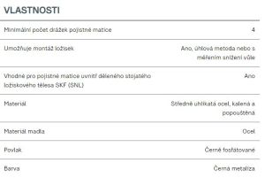 Vlastnosti hákového klíče HN 6/SNL